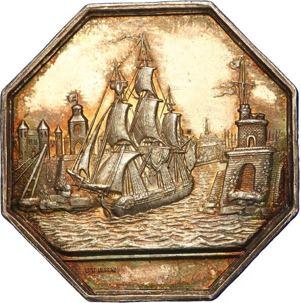 法国八角，航海币