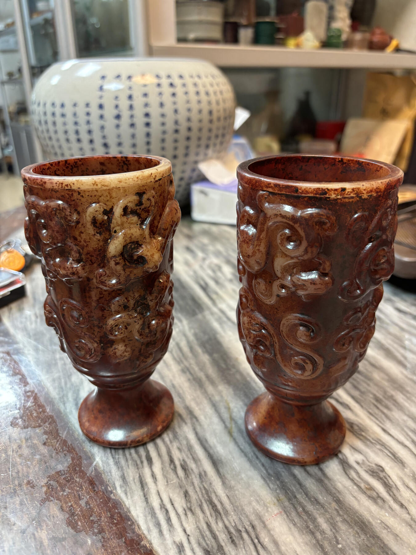 战汉龙玉杯