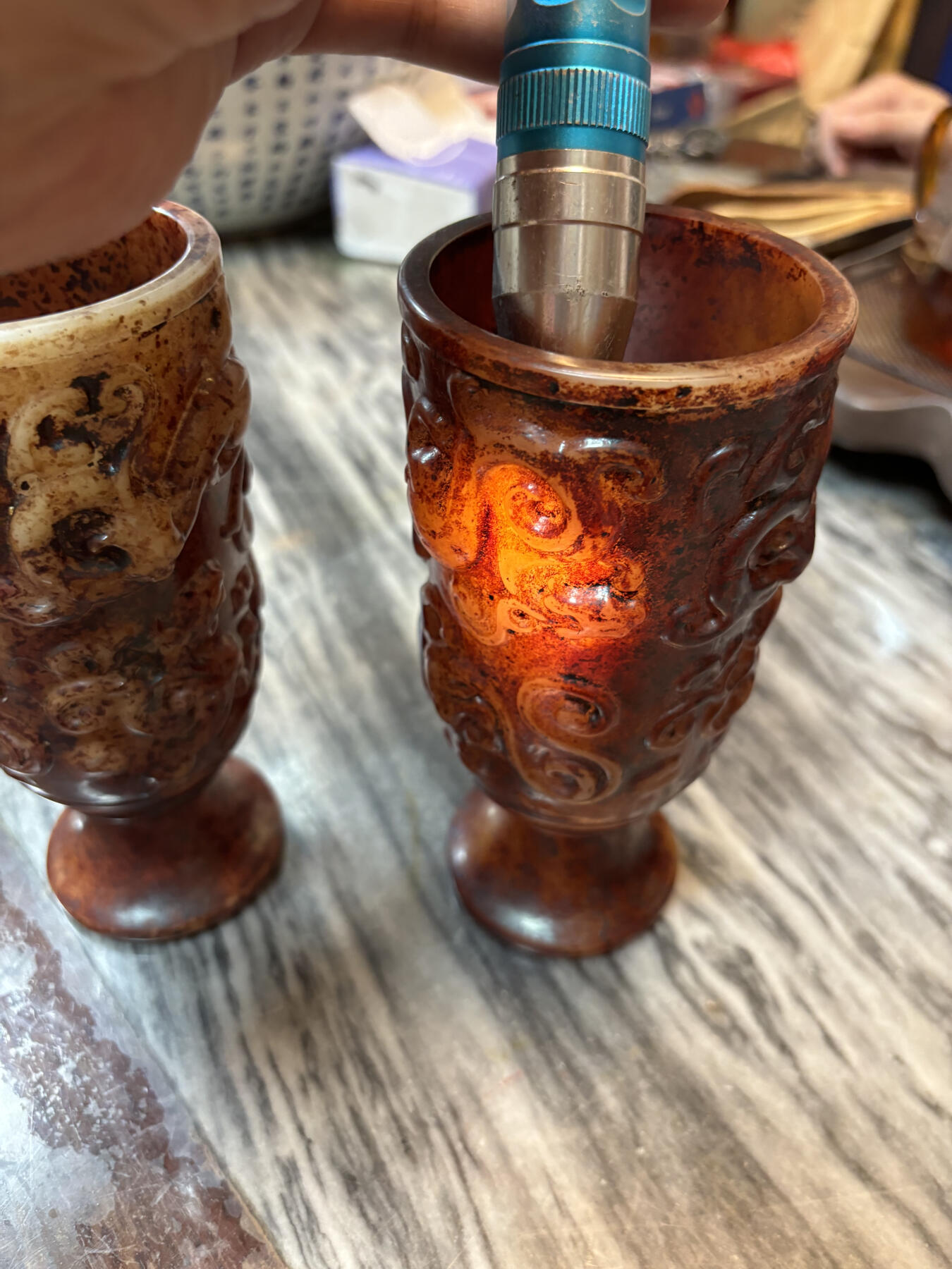 战汉龙玉杯