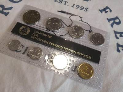 东德官方套币mint set 1989年