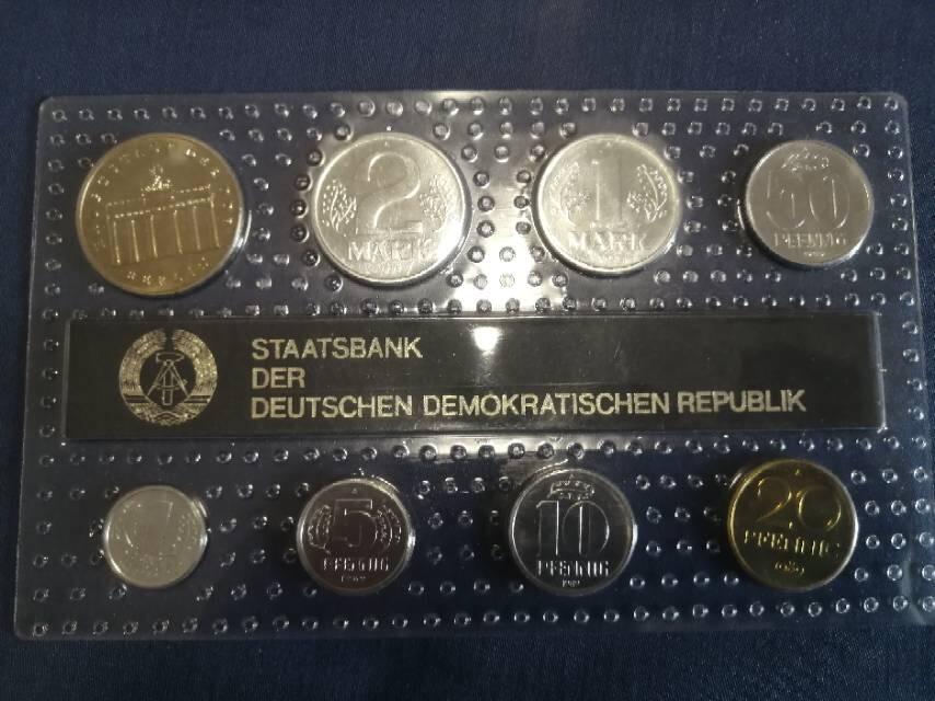 东德官方套币mint set 1989年
