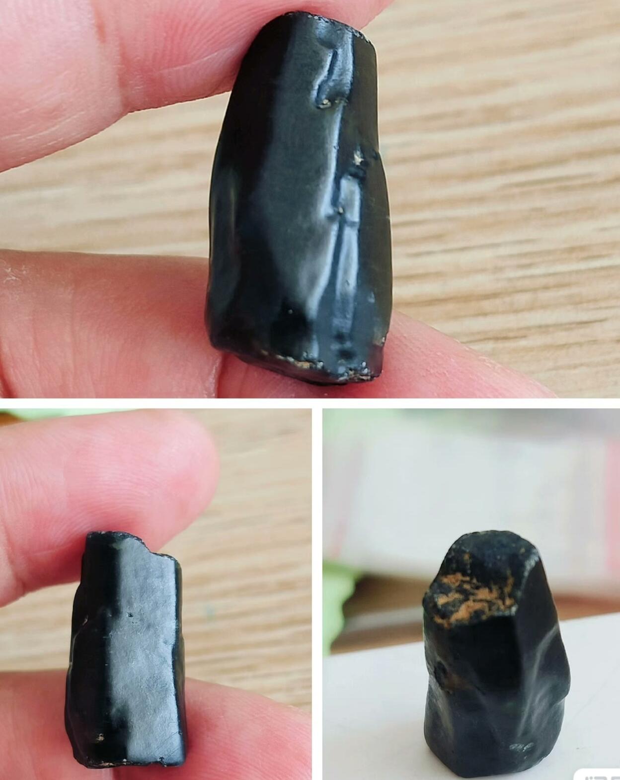 天然完美六面体晶形蓝宝石原石矿本矿晶收藏！