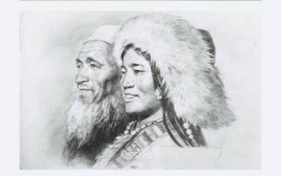 四版币人物肖像素描手绘稿🥇