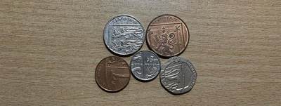 英国老年女王盾牌硬币