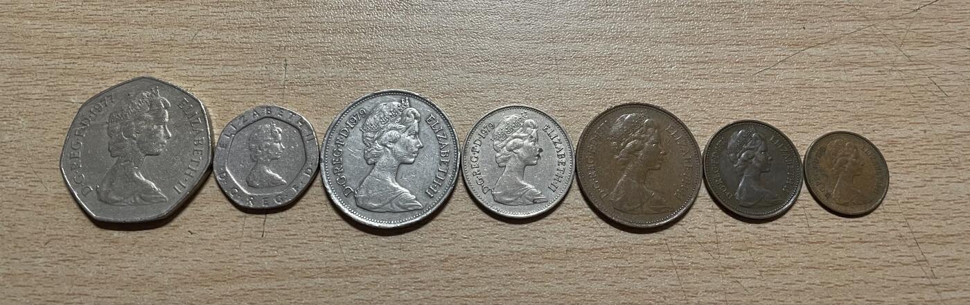 英国青年女王小全套硬币