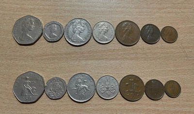 英国青年女王小全套硬币