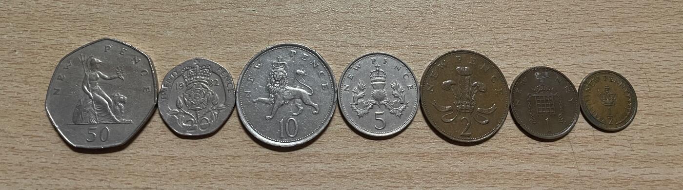 英国青年女王小全套硬币