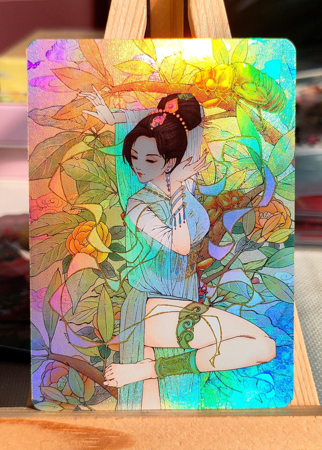 小花瓣艺术文创，中草药系列《药香2》_伤寒论原创精扣彩闪卡