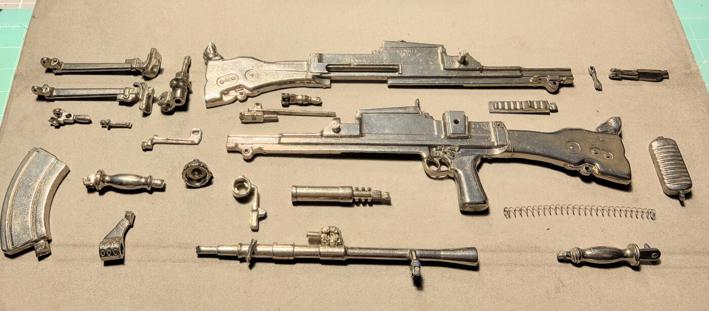 1/6全铜布仑马克1静态模型