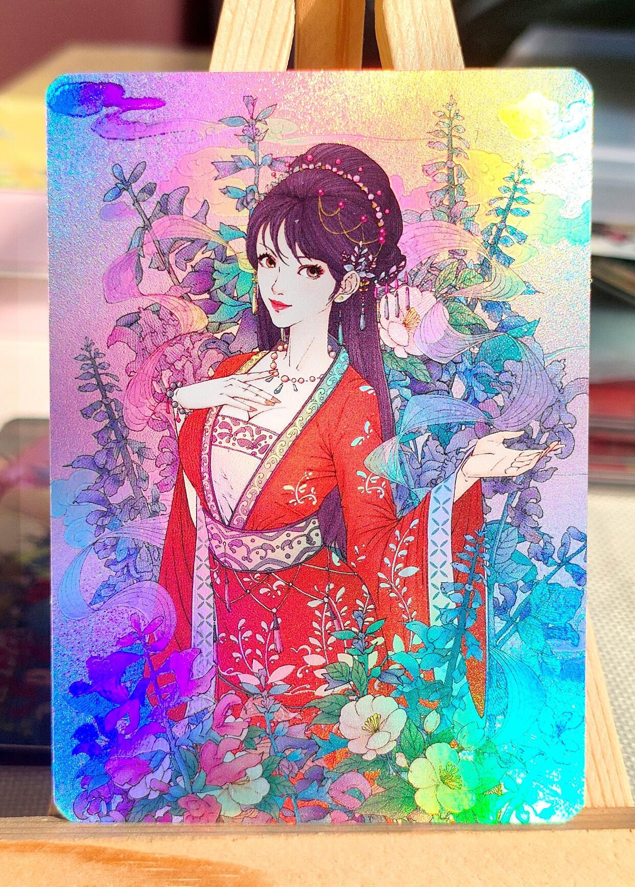 小花瓣艺术文创，中草药系列《药香2》_伤寒论原创精扣彩闪卡
