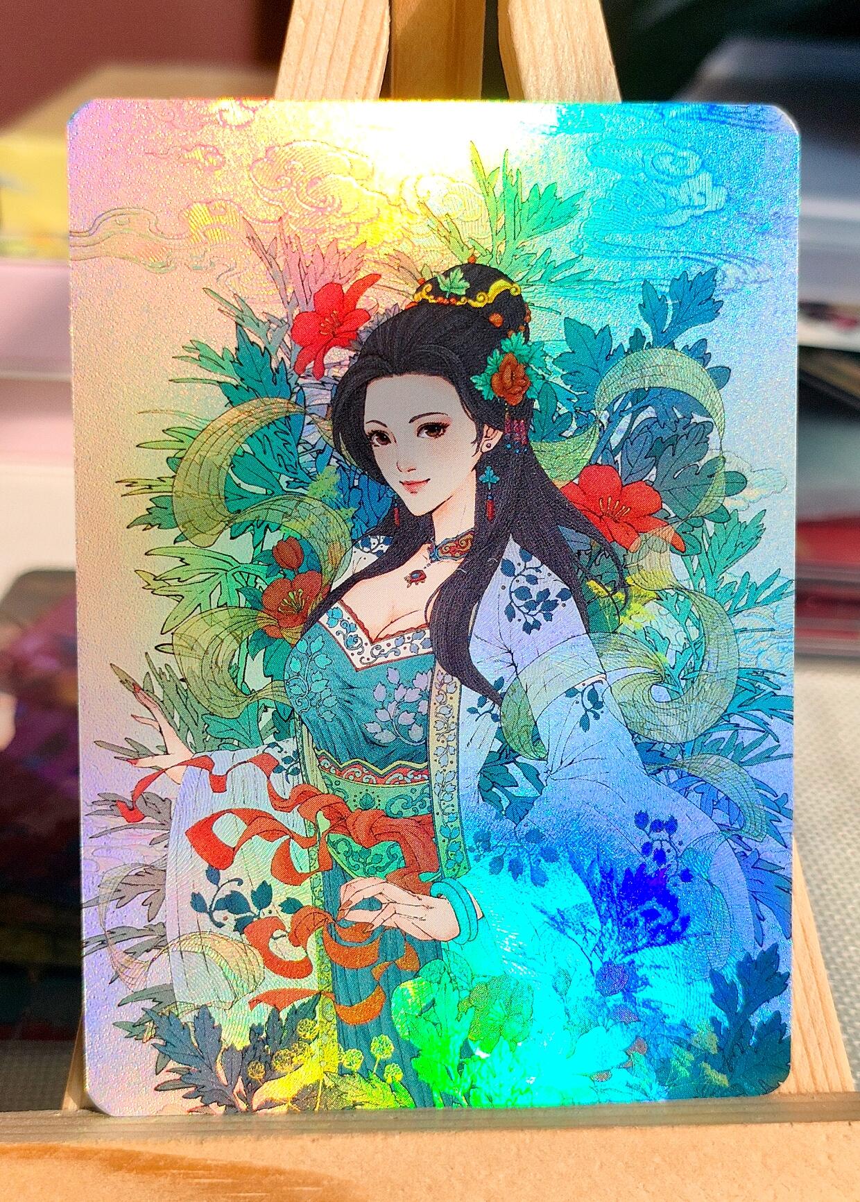 小花瓣艺术文创，中草药系列《药香2》_伤寒论原创精扣彩闪卡
