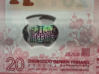 蛇年生肖纪念钞