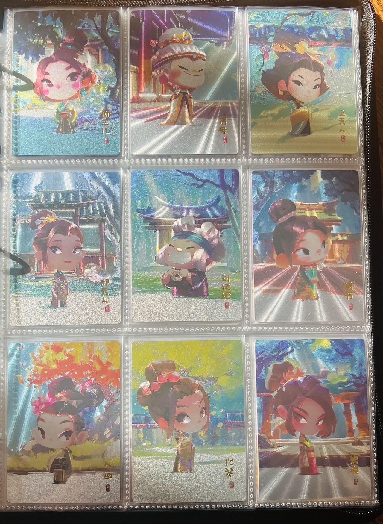 【卡赏析】超级可爱的布丁红楼闪卡～