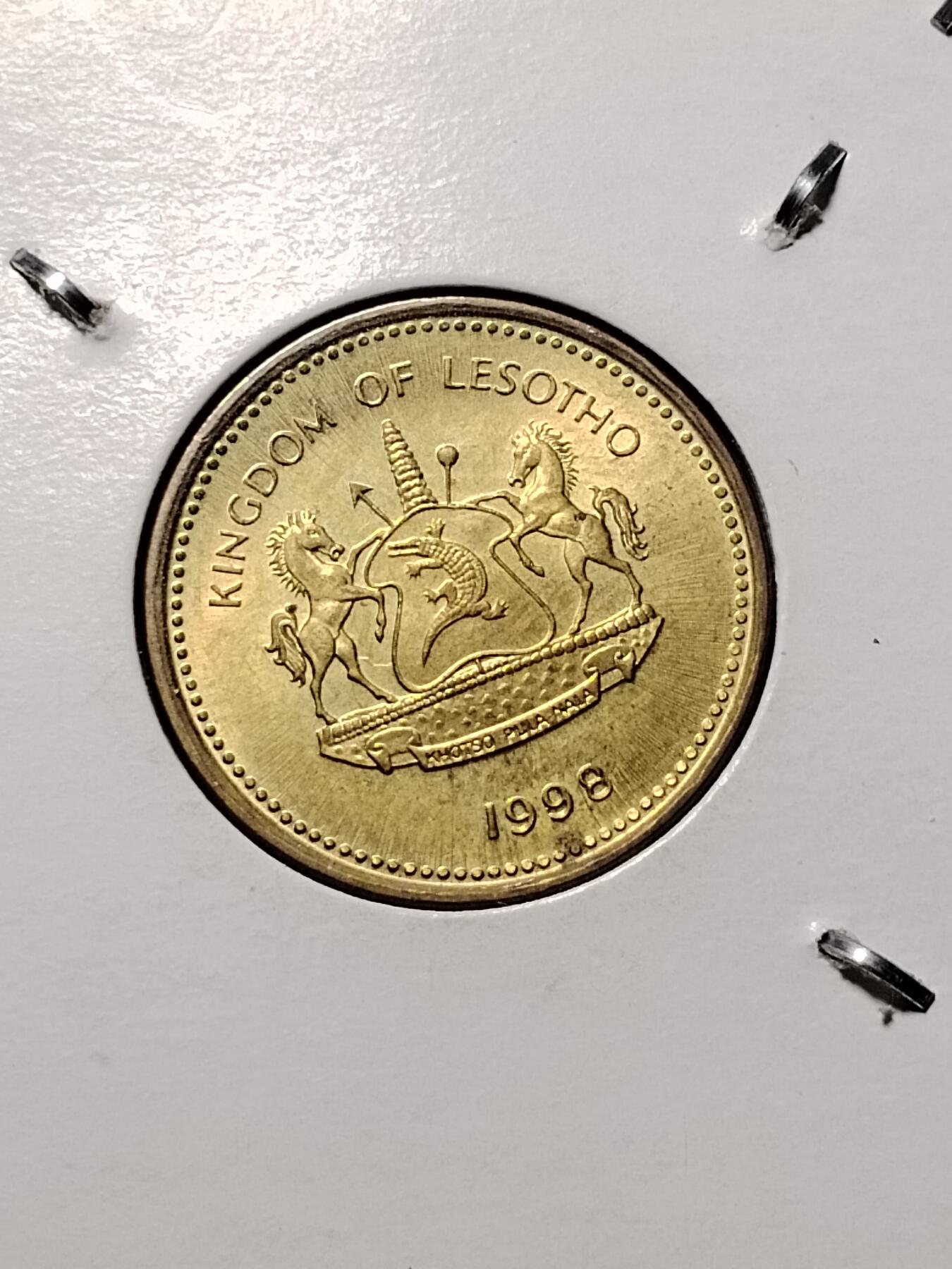 漂亮的莱索托硬币。