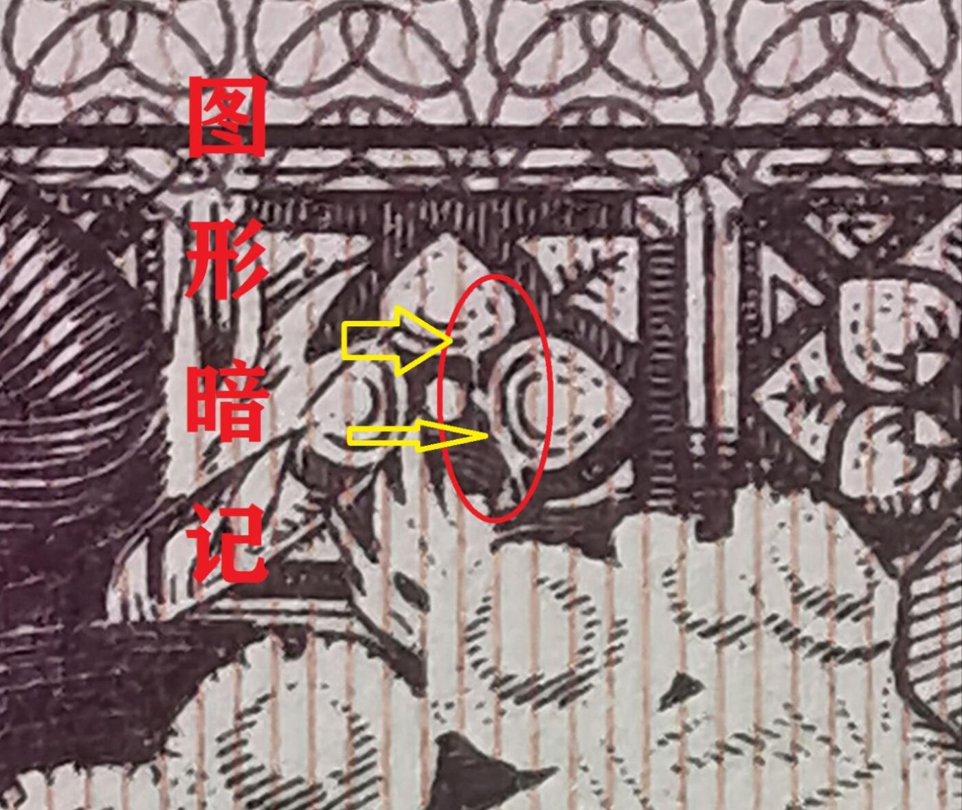 国徽瑕疵（金砖）叠加暗记