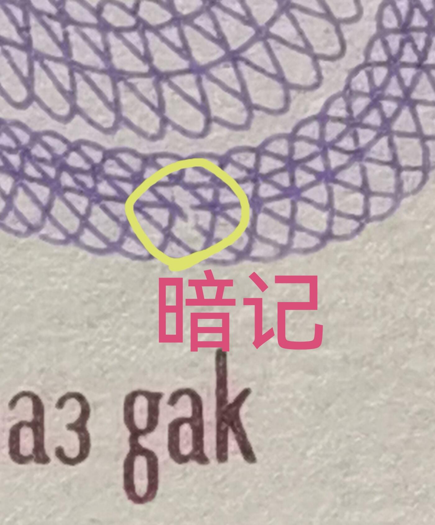 8005JW补号倒置带暗记