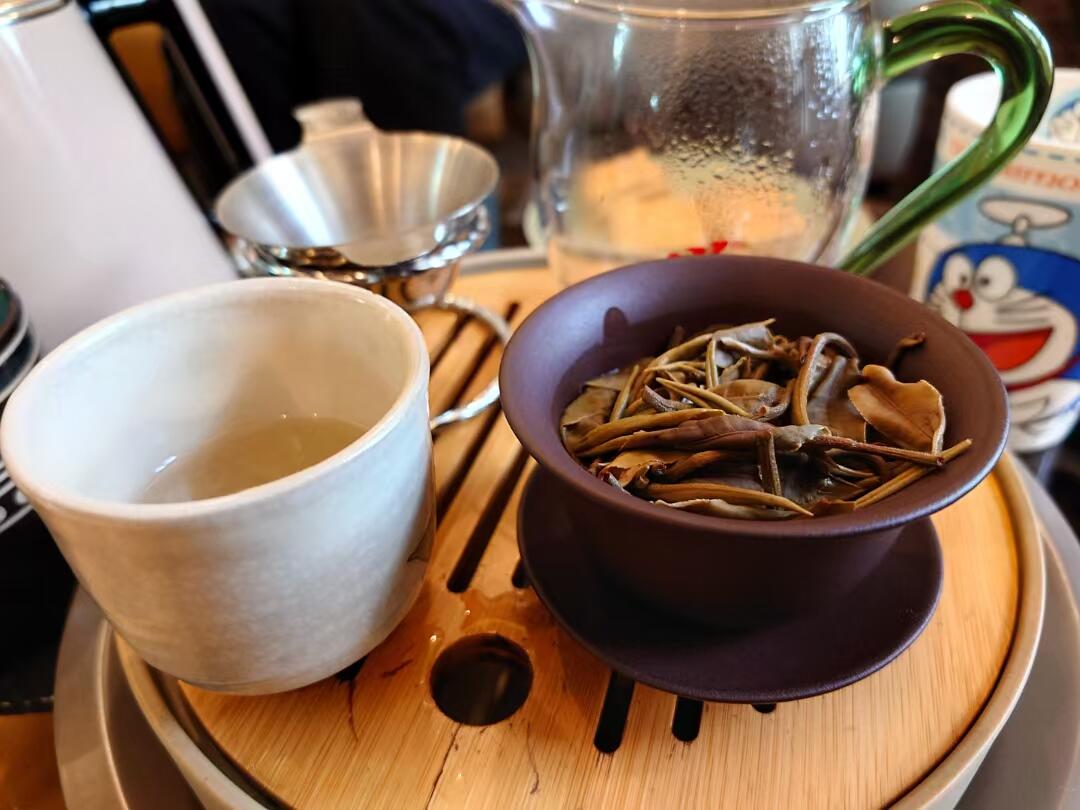 喝完茶，下班