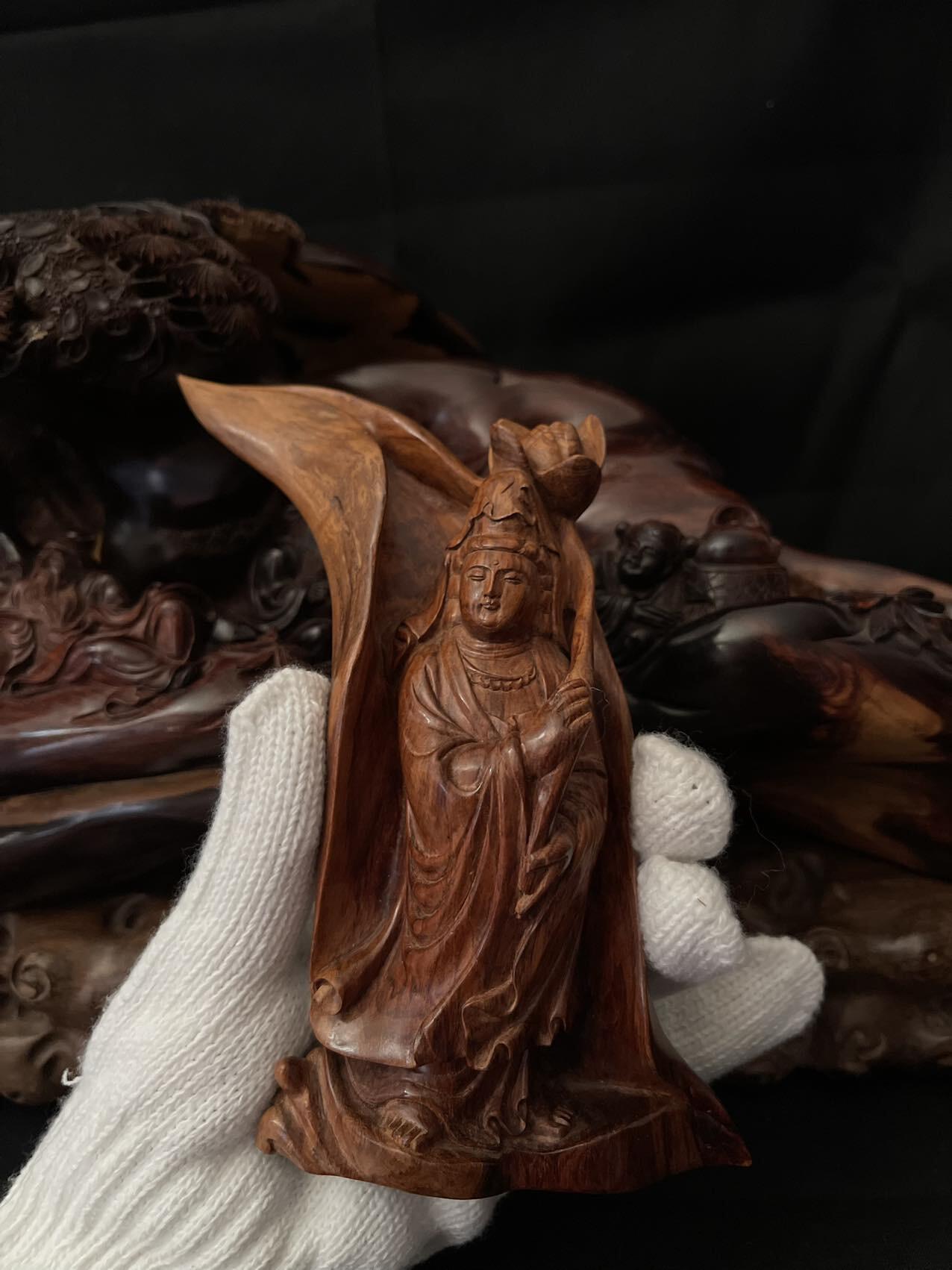 海南黄花梨—-观音