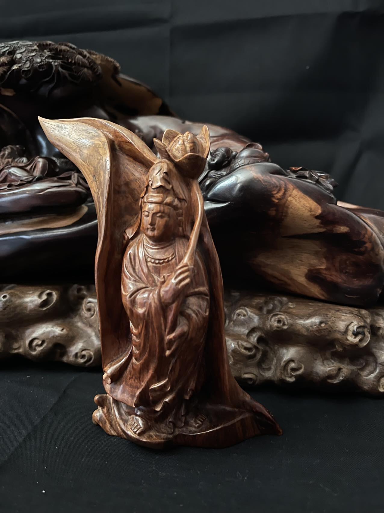 海南黄花梨—-观音