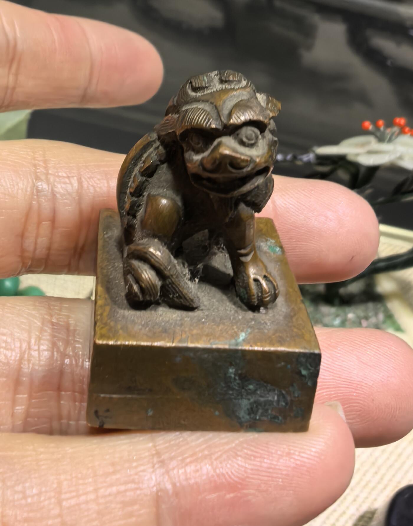 旧藏瑞兽印章全品，尺寸:高3.4宽2.2克重:65.3g