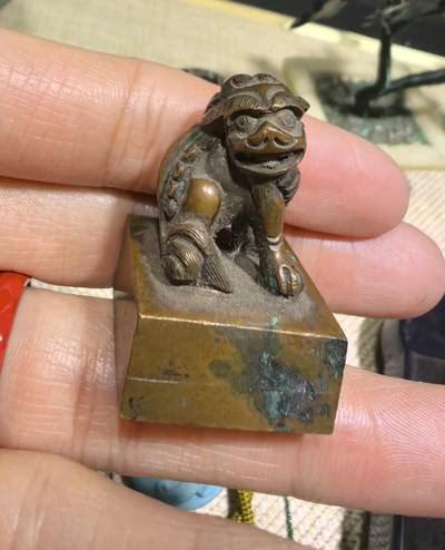 旧藏瑞兽印章全品，尺寸:高3.4宽2.2克重:65.3g