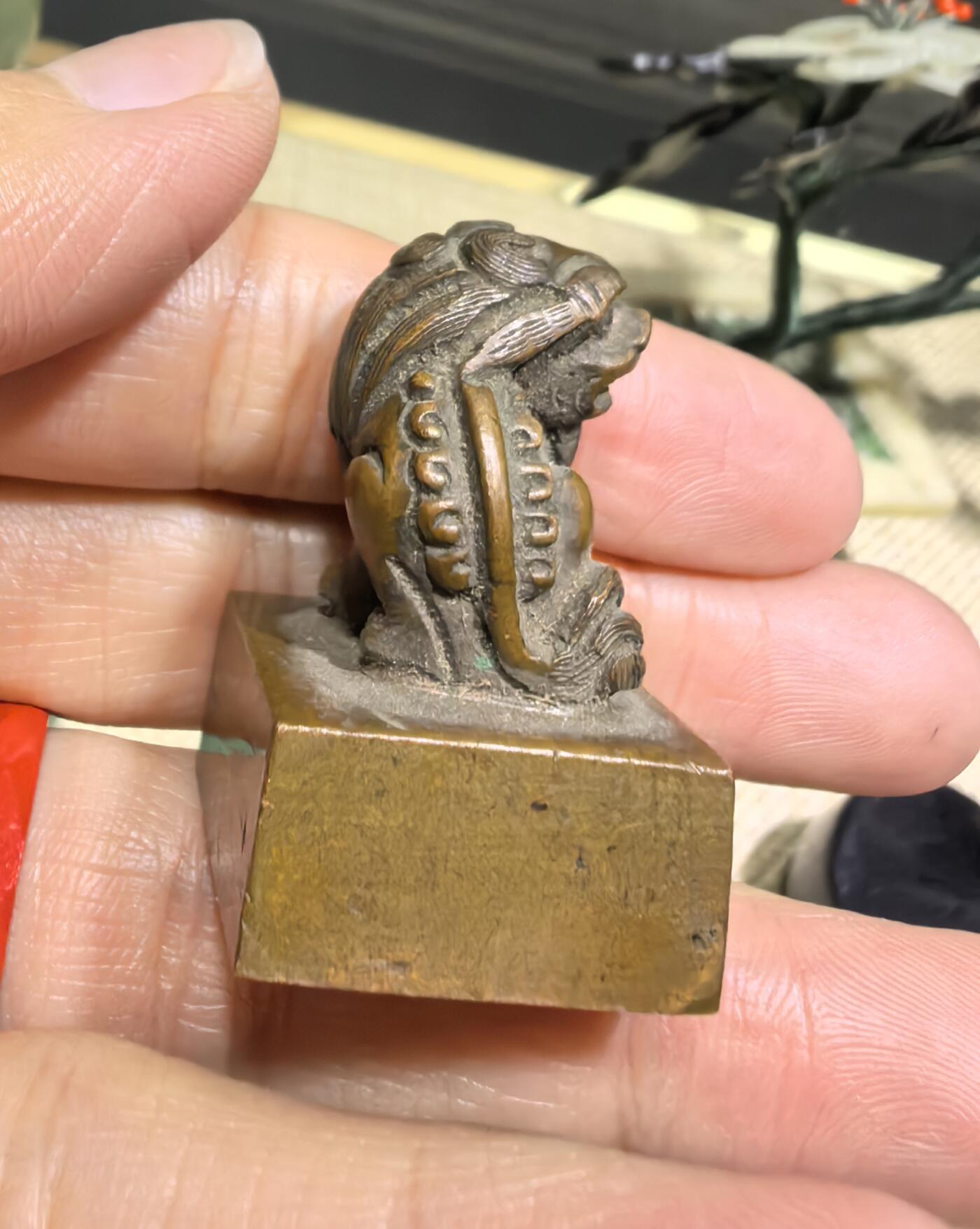 旧藏瑞兽印章全品，尺寸:高3.4宽2.2克重:65.3g