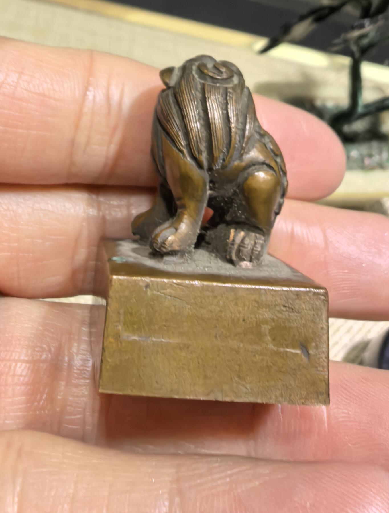 旧藏瑞兽印章全品，尺寸:高3.4宽2.2克重:65.3g