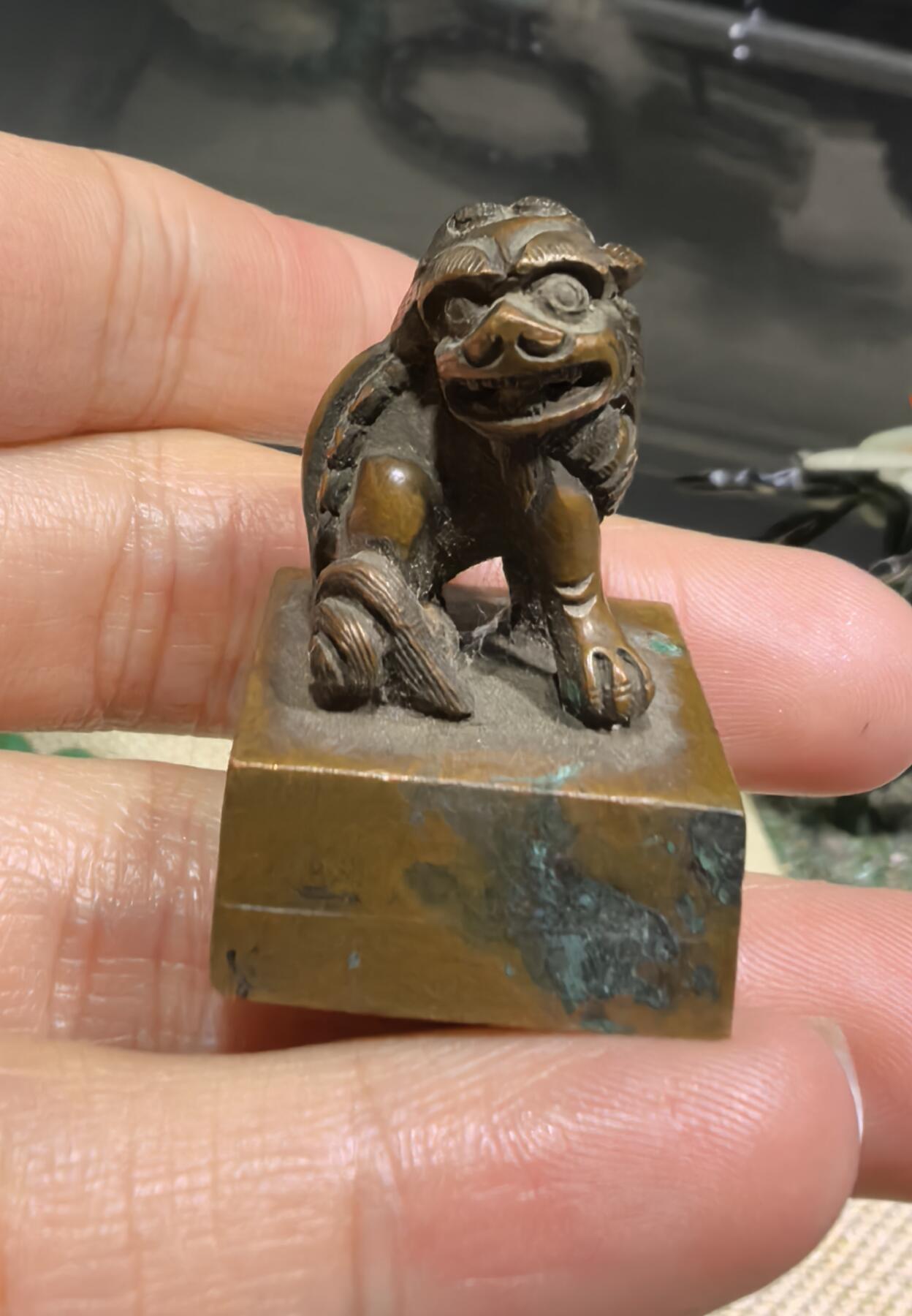 旧藏瑞兽印章全品，尺寸:高3.4宽2.2克重:65.3g
