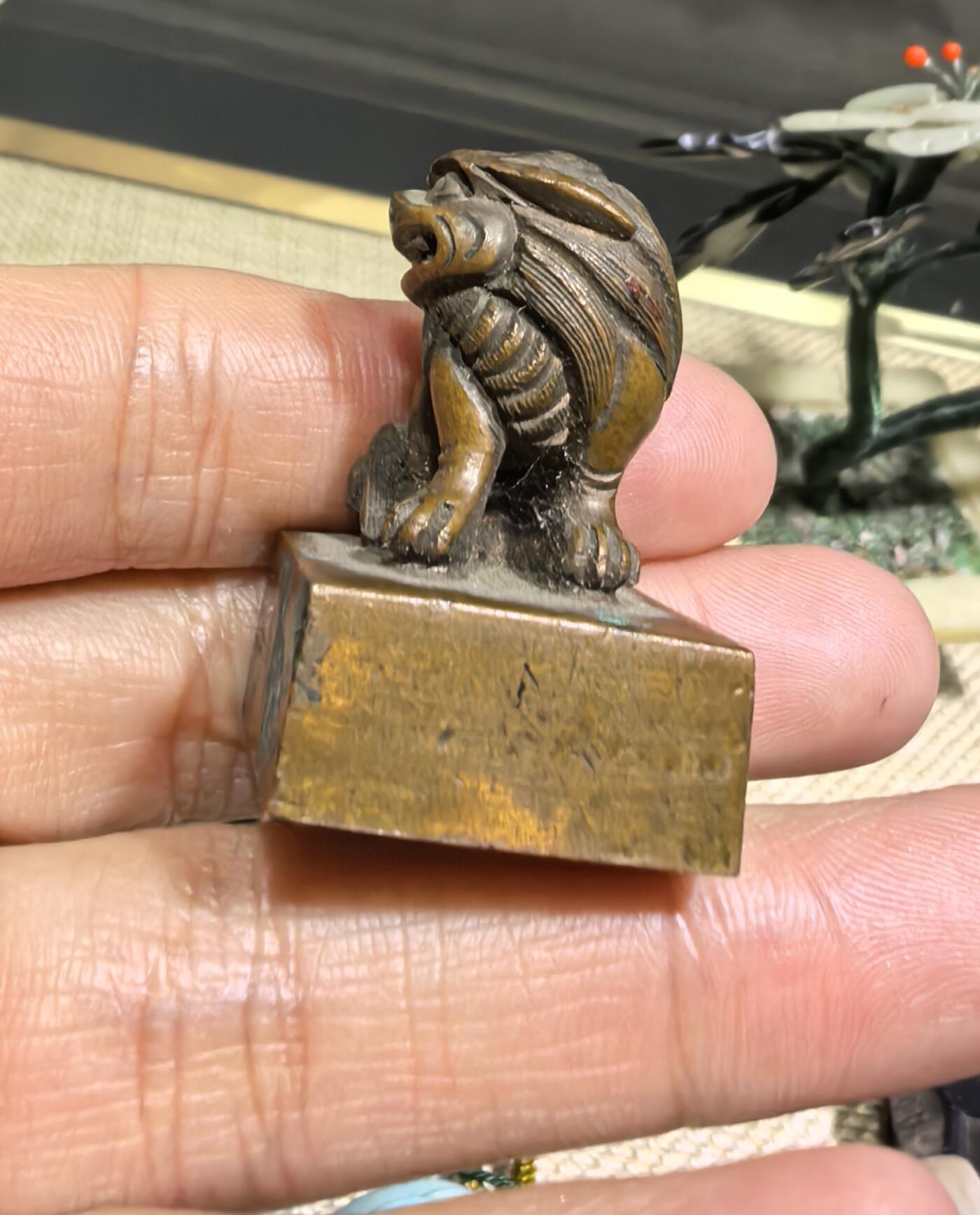 旧藏瑞兽印章全品，尺寸:高3.4宽2.2克重:65.3g