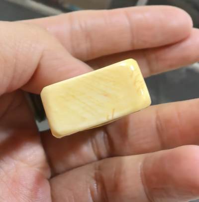 旧藏精雕饕餮印章，可见岁月包浆，尺寸:5.9*2.0*1.1cm克重:19.8g