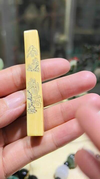 旧藏老印章，全品如图，尺寸:6.8*1.0*0.9cm克重:11.1g