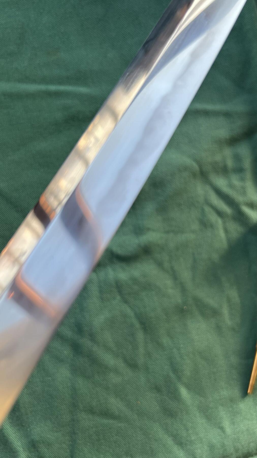 昭和十八年.上作刀工天津正清作海军97.大颗粒鱼皮 