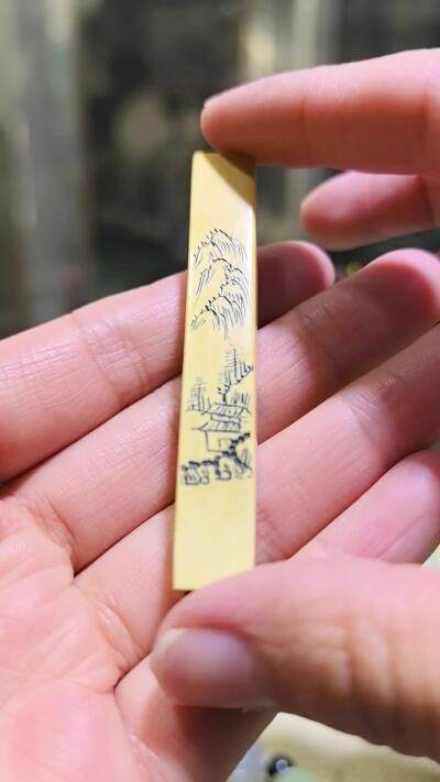 旧藏老印章，全品如图，尺寸:7.2*1.0cm克重:10.4g