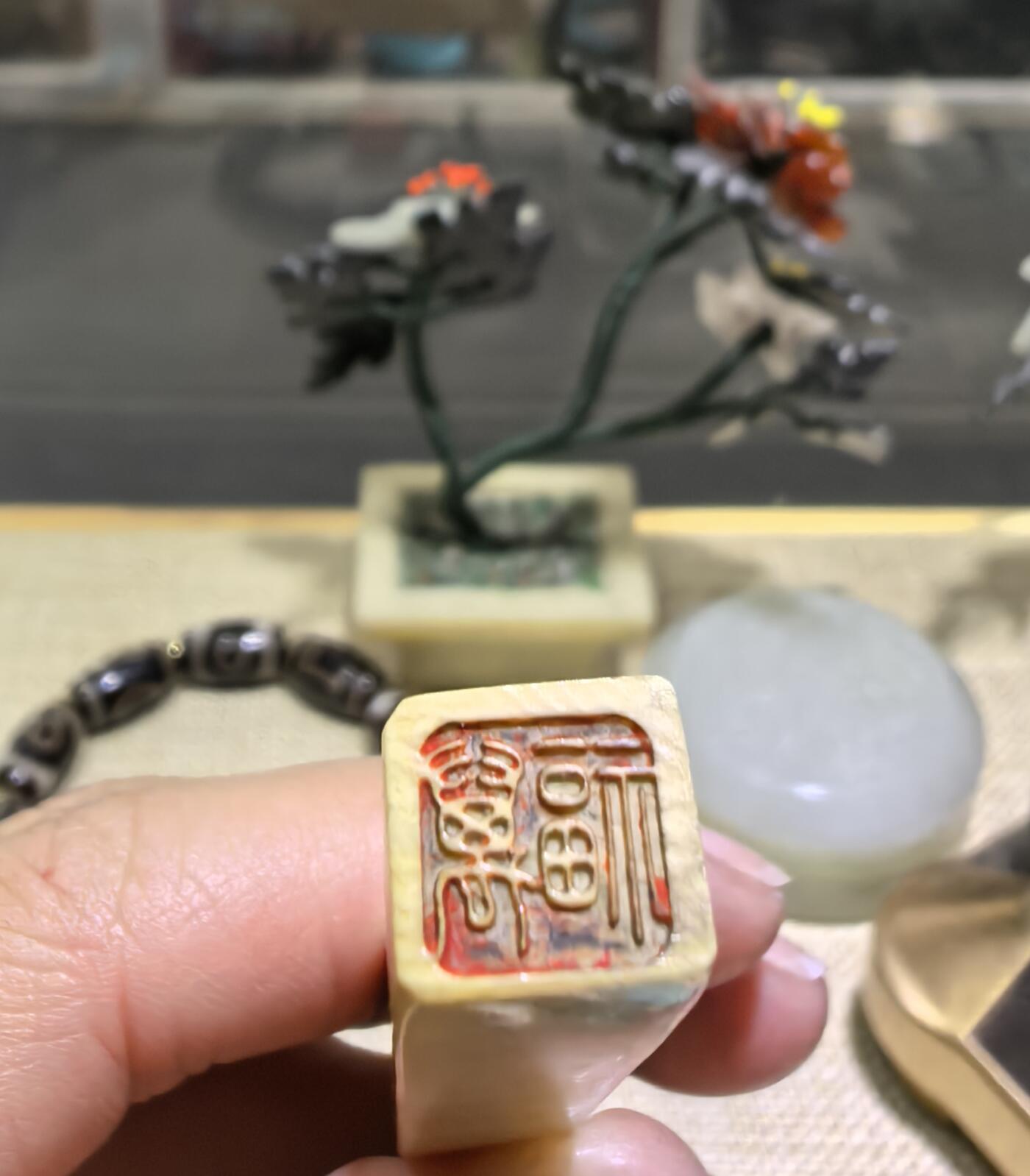 旧藏老印章，全品如图，尺寸:7.2*1.0cm克重:10.4g