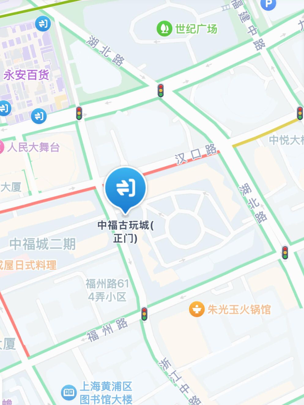 举办地点-上海中福古玩城