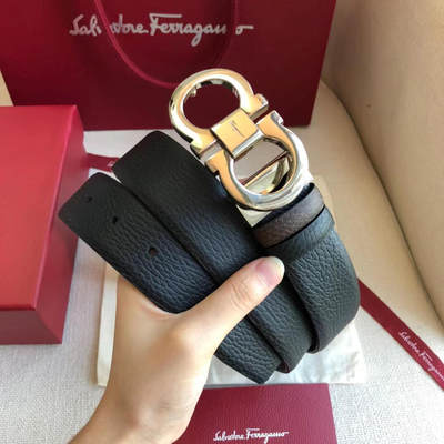 菲拉格慕男士真皮腰带