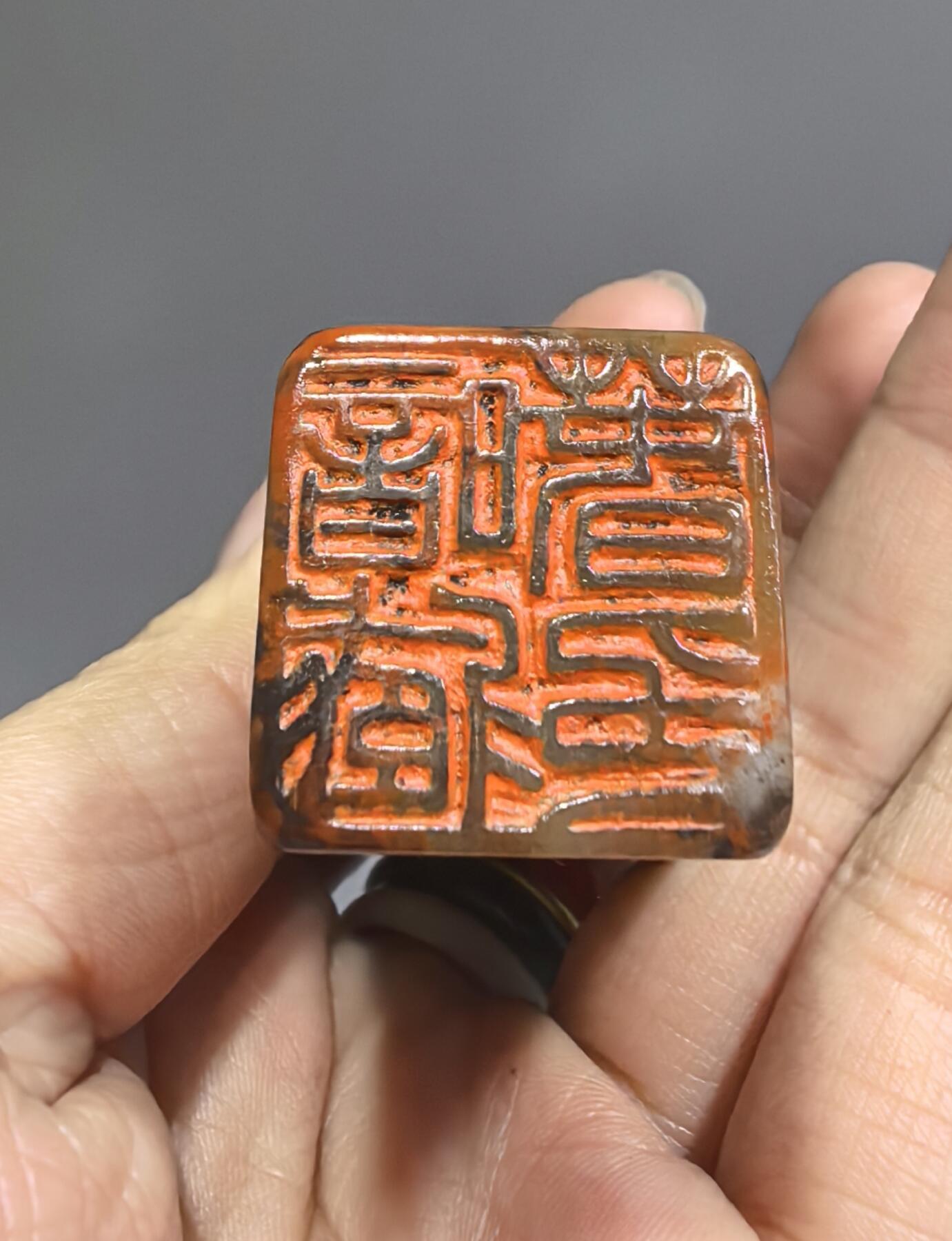旧藏寿山石印章，全品如图，尺寸:6.6*2.2cm