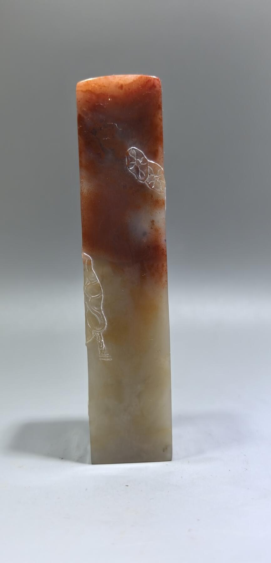 寿山石印章全品如图所示，尺寸:11.8*2.5cm