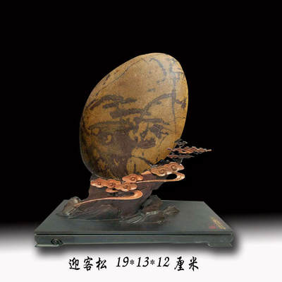 天然长江画面石欣赏