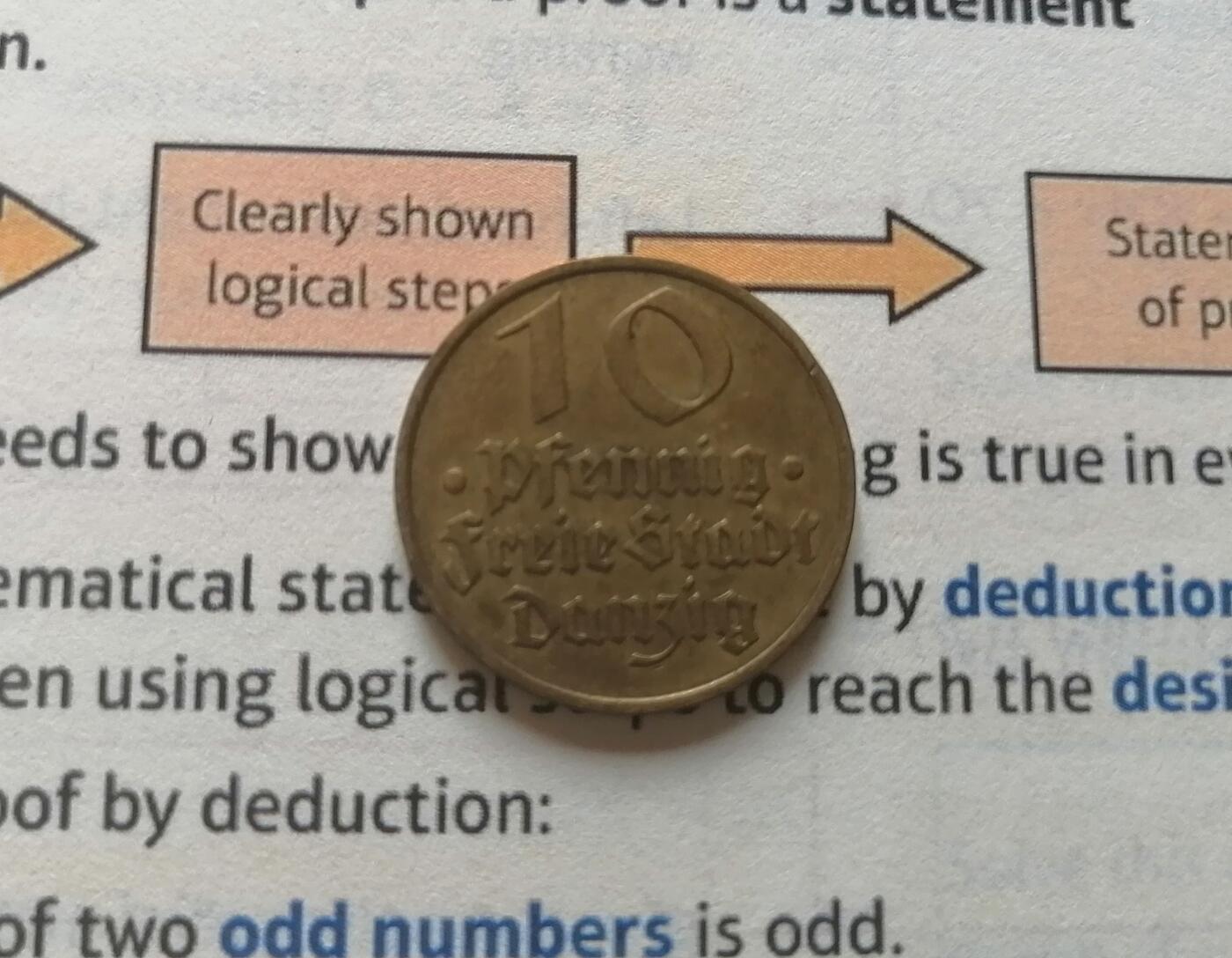 但泽自由市10芬尼1932，