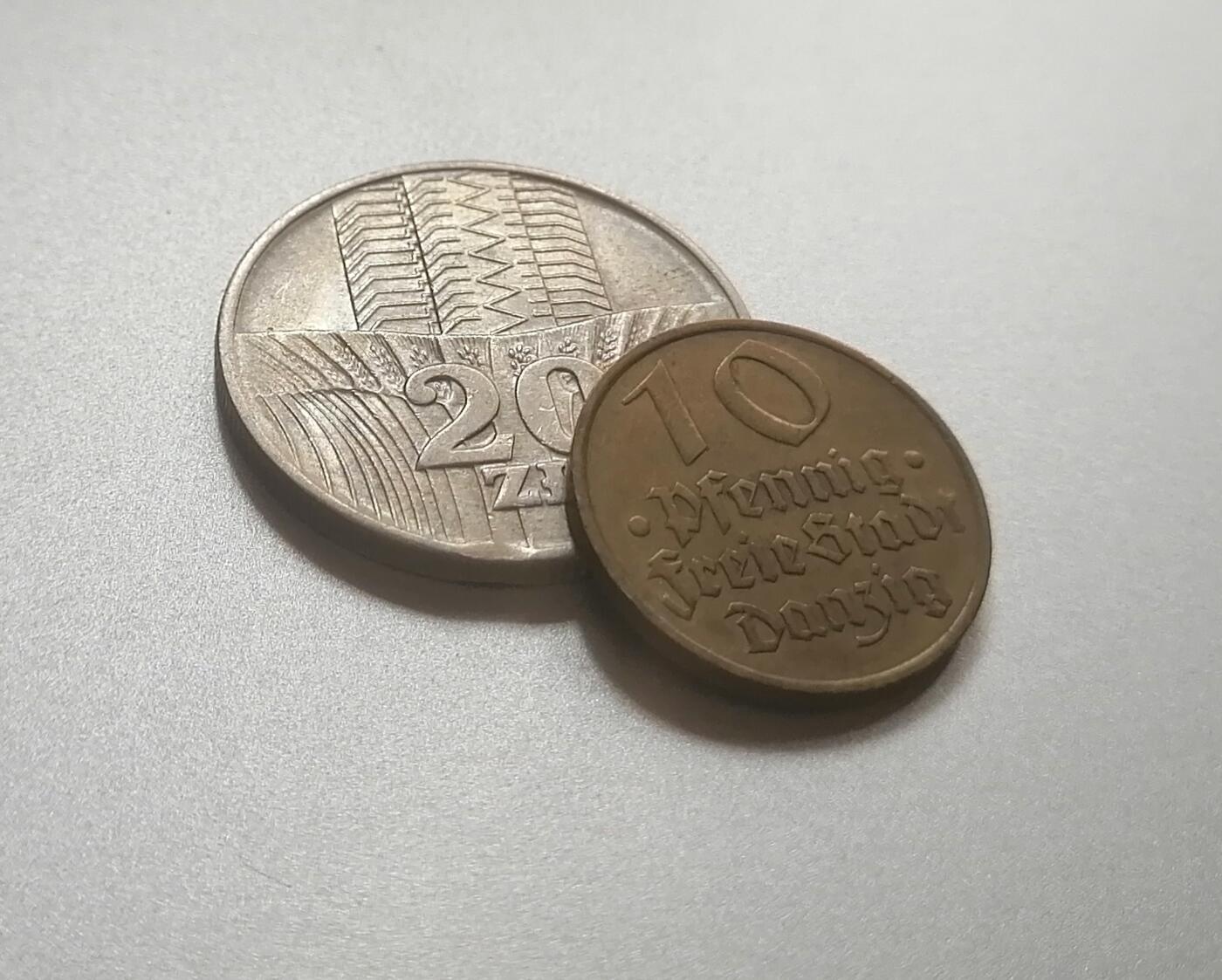 但泽自由市10芬尼1932，