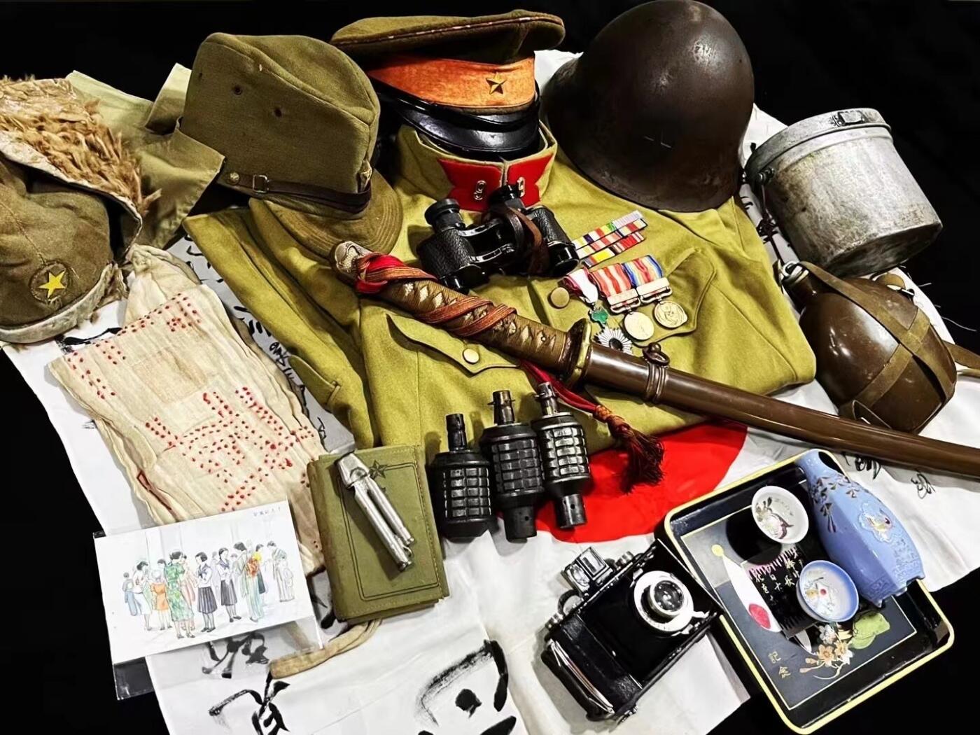 本馆藏品：侵华日军罪证实物部分装备