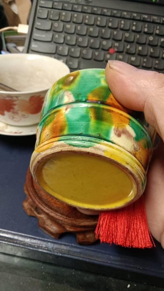 晚清虎皮纹小罐