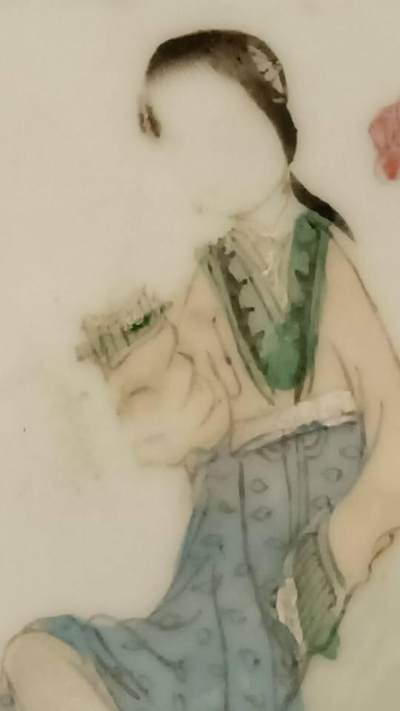 虽然是盖恰似一快瓷板画