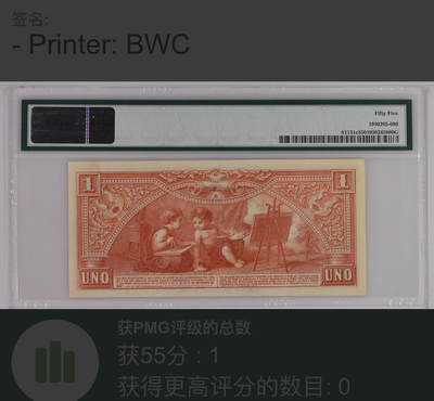         阿根廷1897年1比索PMG55冠军分鉴赏，及其与美国早期教育券的关联分析