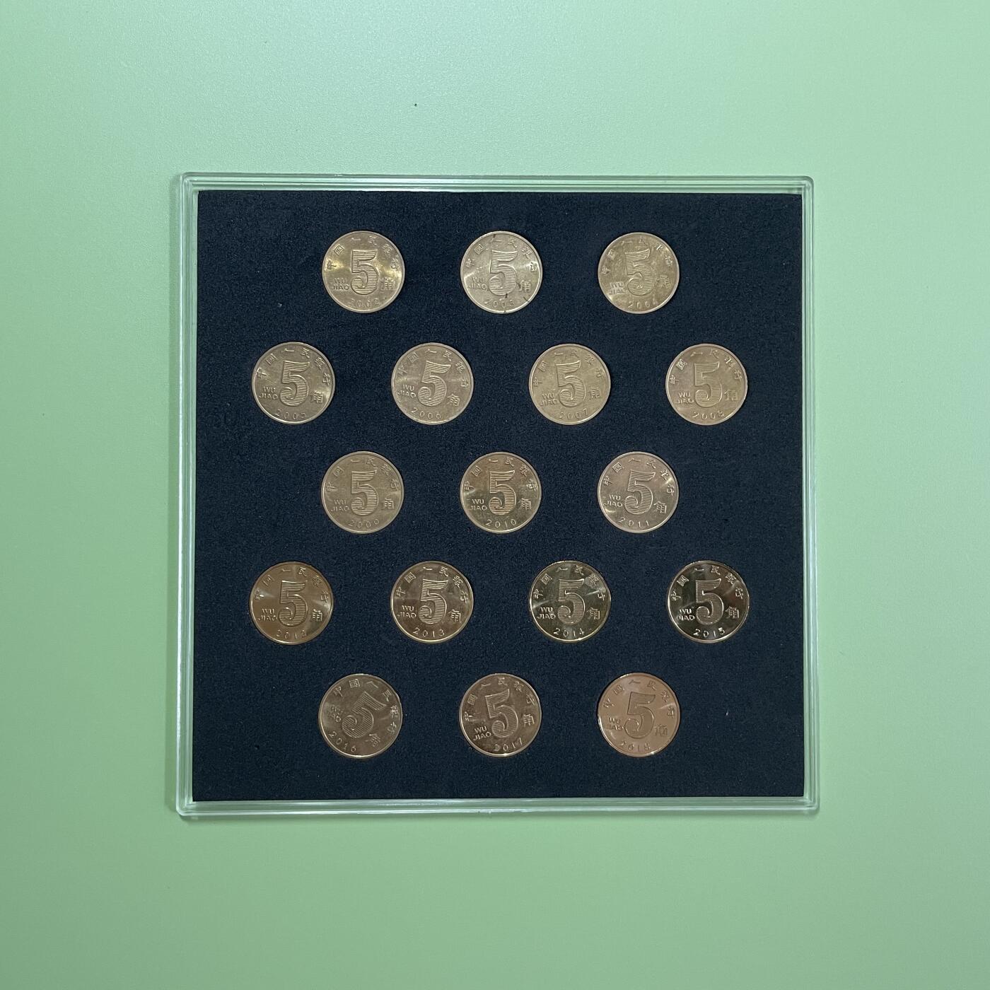 荷花五角中五朵金花、套装币、值得大家收藏