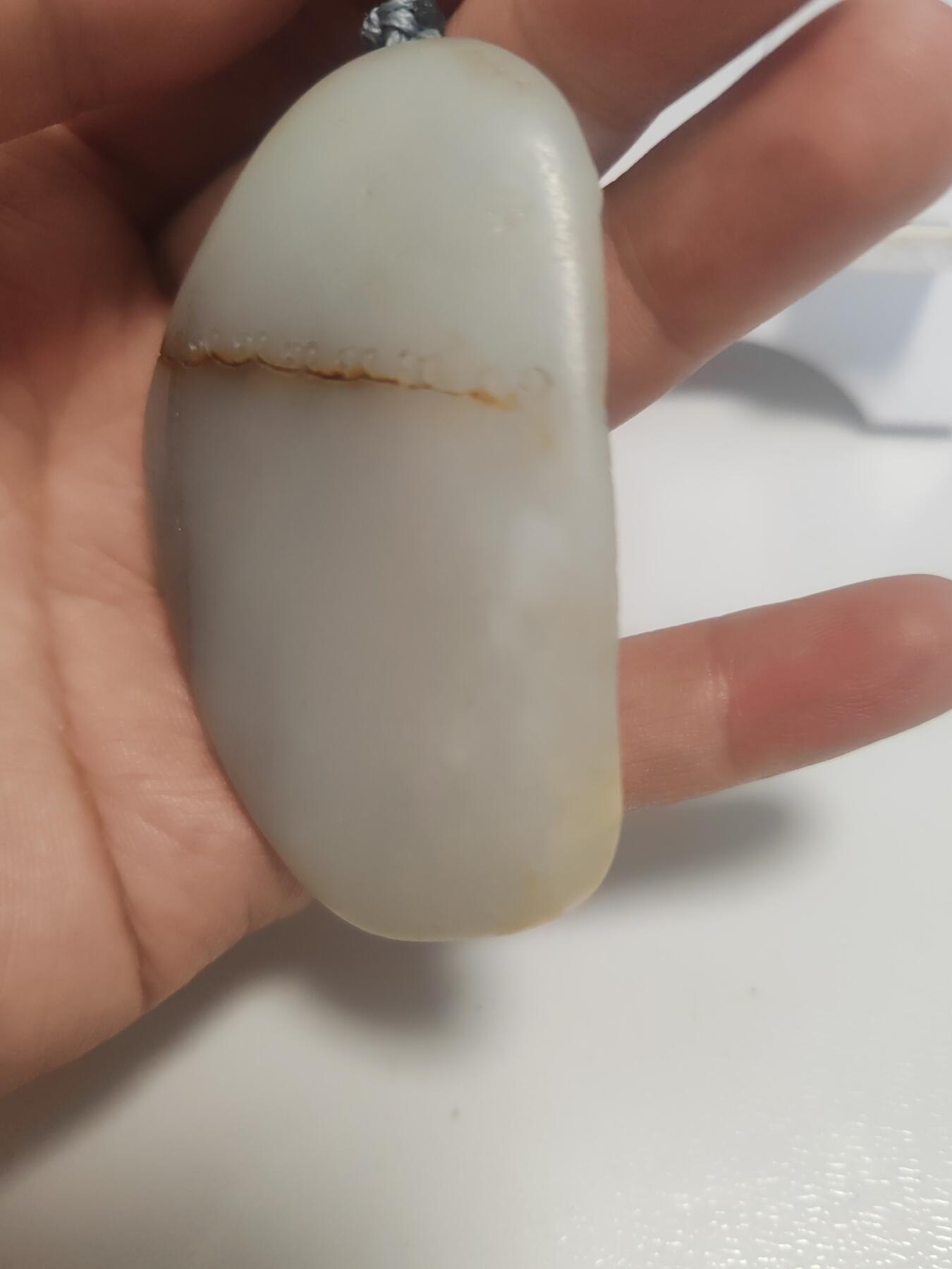 和田玉青花独籽籽料