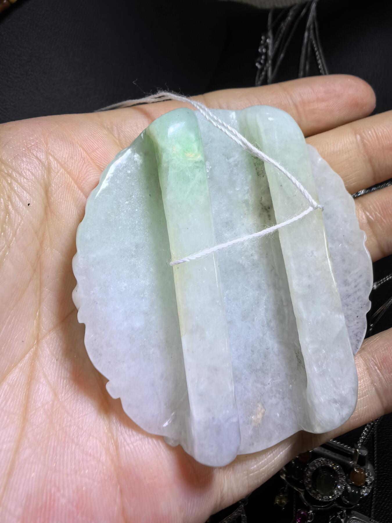 纯天然A货翡翠龙头皮带扣男款，霸气十足，精雕细琢，老坑料，实物实拍，所见即所得，尺寸:5.7cm*1.6cm