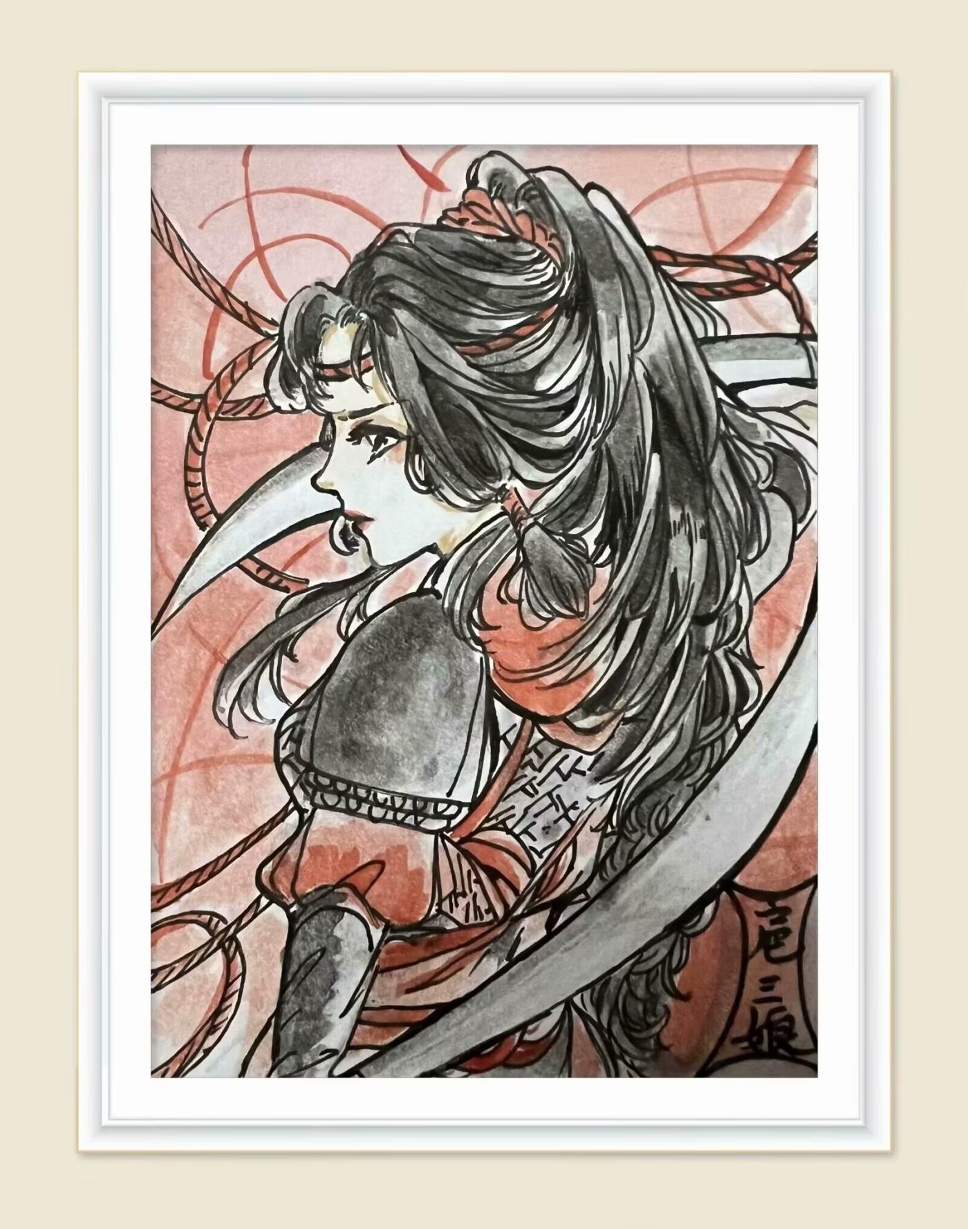 【随心】原创手绘：扈三娘