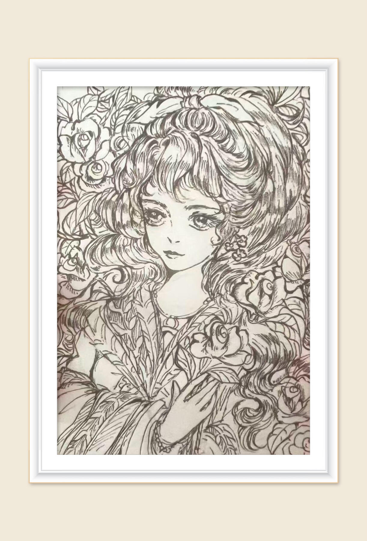 【随心】原创手绘：少女